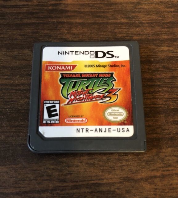 Teenage Mutant Ninja Turtles 3 buy Mutant Nightmare for Nintendo DS